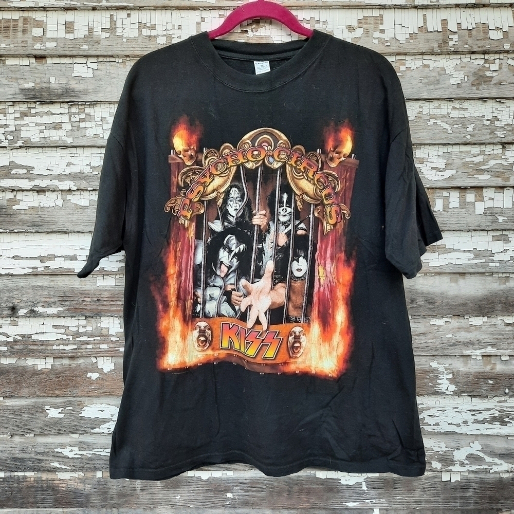 Kiss 3D Psycho Circus band tee on galumo tag size xl